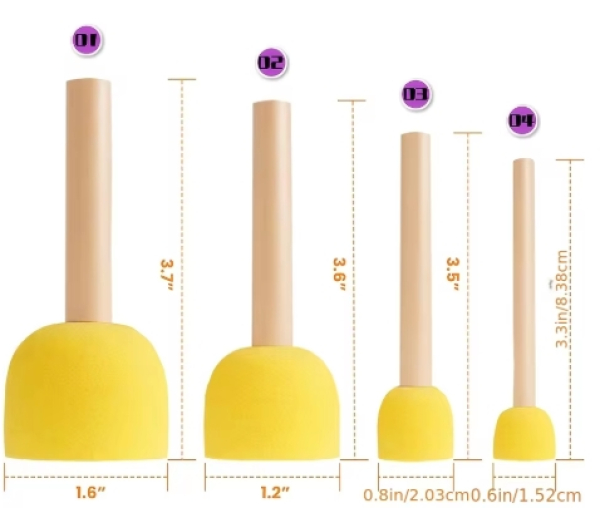 Schwampinsel für Camo Paint